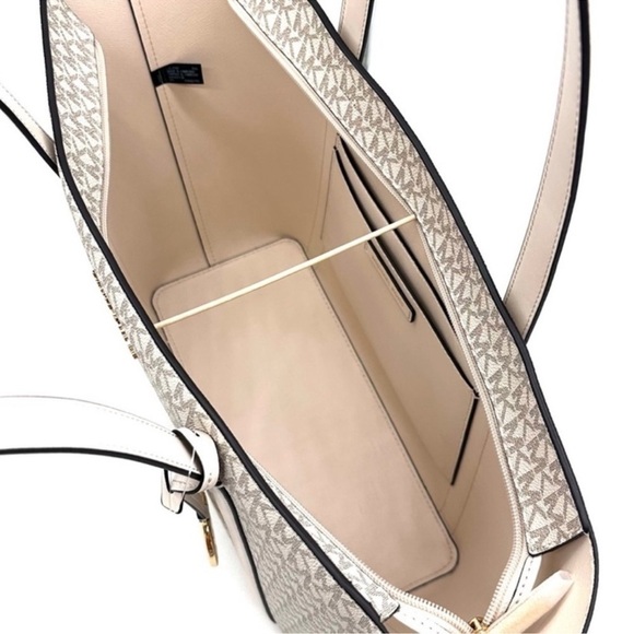 Michael Kors Pratt Large Signature Logo Tote Bag & Double Zip Wallet (NWT) - Picture 7 of 13